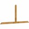 Ekena Millwork Portland Rough Sawn Timber Gable Bracket, Western Red Cedar, 96"W x 44"H x 2"D x 4"F, 11/12 Pitch GBW096X44X0204POR00RWR - alternate 5